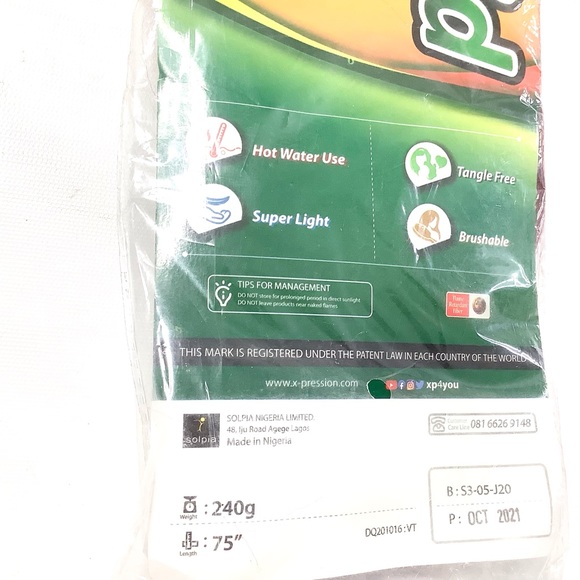 X-Pression Braiding Hair Rich Braid Color 39 Wine Red Extension 240g (Pack Of2) - Picture 8 of 8